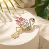 Broche de Flor de Peonía Guofeng para Mujer de Gama Alta Exquisito Estilo Antiguo Primavera y Verano Cheongsam Abrigo Chino Corsage Pin de Abrigo Accesorios
