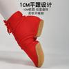 Sapatos de dança de cano alto botas de jazz de corpo macio das mulheres sapatos de habilidade de lona sapatos de prática adulta sapatos de dança de jazz por atacado