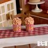 Acessórios de Resina DIY Grânulos de Pipoca 3D Miniatura Materiais para Acessórios de Brincos Props para Micro Paisagens