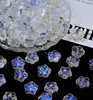 Accesorios de Vidrio Iridiscente Transparente, Abalorios Finos de Moneda Lunar, Accesorios para Joyería de Pulsera y Collar Hechos a Mano para DIY, Venta al por Mayor de Cuentas