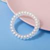 Línea telefónica Mermaid Ji, anillo para el cabello con degradado de color, grueso, estilo coreano, dulce y sencillo, para celebridades de Internet, con cuerda para el cabello para mujer.