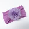 Diadema Elástica Suave para Bebé Estilo Europeo y Americano, Linda Diadema de Nylon de Color Sólido Floral para Niños, Estilo Delgado para Todas las Estaciones, Accesorios para Bebé
