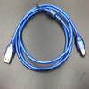 Cable de datos azul transparente USB 2.0 Cable adaptador AM a BM Cable de impresión USB USB macho a B macho Plus 64 Serie 1