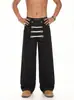 Pantalones Cargo Estilo Retro Americano Transfronterizos Tendencia Unisex Versátil Cintura Alta Adelgazantes Ocultan Imperfecciones Pierna Recta Casuales Jeans