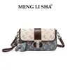 Bolso cuadrado pequeño bordado estilo chino nuevo, modelo nuevo de verano, bolso de mano versátil para el trabajo, bolso de hombro y bandolera versátil casual
