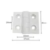 Dobradiça borboleta de nylon espessada HFC06-48-E, para perfis tipo rack, dobradiça plástica de abertura plana, atacado, mesmo modelo que Yiheda