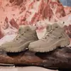Zapatos de Hombre Talla Grande, Botas Martin de Caña Alta de Moda para Exteriores, Entrenamiento de Campo al Aire Libre, Entrenamiento de Campo, Botas Militares para Senderismo, Zapatos de Trabajo