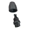 Tuerca de conector de fibra óptica de un solo orificio para descarga parcial tuerca de conector de accesorio de fibra tuerca de conector de accesorio de fibra tuerca de conector de fibra óptica de un solo orificio para descarga parcial