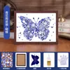 Patrimônio Cultural Imaterial Cerâmica Azul e Branca Pintura Cerâmica Material DIY Feito à Mão Pacote de Materiais Mosaico Colagem Porta-Retrato Pintura Decorativa Atividade de Aquecimento