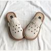 Zuecos Calados Perforados con Punta Cerrada, Mocasines Transpirables tipo Birkenstock para Mujer, Calzado de Exterior Verano 2026
