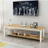 Mueble de TV Moderno Minimalista Apartamento Pequeño Nórdico Imitación Mármol Lujo Ligero Dormitorio Armario de Piso Sala de Estar Habitación de Alquiler Combinación de Armarios