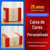 Caixa de embalagem para conjunto de material escolar de estudante de fábrica caixa colorida impressão em caixa de papel Kraft caixa de papelão ondulado de três camadas caixa vazia atacado