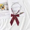 Estudiantes Estilo Universitario Ropa de Graduación Licenciatura vino tinto Corbata Femenina JK Estilo Japonés Lazo DK Masculina Camisa Corbata Accesorios