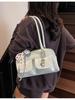 Bolso de Hombro Cruzado de Nicho para Mujer Modelo Nuevo 2026 Gran Capacidad Retro Simple para Viajes Bowling Moda Bolso de Hombro