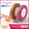 Fita de cebola colorida 1.2CM250 tamanho um tubo de flor loja bolo fita embalagem fita fita fita fita acessórios de vestuário
