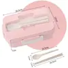 Lonchera de Paja de Trigo Lonchera Estudiantil para Microondas Rectangular de Plástico Comedor Compartimento Simple Caja Conservadora Fresca