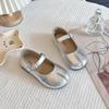 Nuevos Zapatos de Cuero para Niñas Otoño 2025 Zapatos de Princesa para Niños Zapatos de Moda para Niños Zapatos de Cuero Puntiagudos de Pezuña de Oveja para Dama Zapatos de Rendimiento