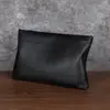 Fábrica directa de Guangzhou bolso de mano para hombre bolso de mano horizontal de cuero bolso de mano cabeza de cierre piel de oveja bolsa de negocios casual
