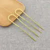 Al por mayor Nuevo Pasador de Pelo Retro Tocado para Mujer Estilo K Pasador de Pelo Trasero en Forma de U Joyería Estilo Antiguo Dinastía Han Pasador de Pelo