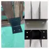 Suministros para Jardinería en Casa Instalación Accesorios Metálicos Valla de Madera Valla de Bambú Rejilla Celosía Conectores de Puesta a Tierra