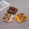 Zapatos de Cuero con Puntos Estilo Bosque para Niños 2026 Nueva Versión Coreana Primavera y Otoño Zapatos Bajos de Princesa para Niñas con Suelas Suaves