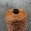 Fio Oco de Seda Pura Brilhante, Bolsa de Crochê Feita à Mão de Urso em Acrílico, Grampo de Cabelo de Coroa, Fio Crocheted na Borda