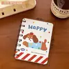 Caderno Espiral Original Tengyi em Formato de Animal Pequeno para Meninas, Bloco de Notas Portátil, Caderno de Mensagens de Alto Valor para Estudantes
