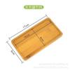 Maceta carnosa Base de bambú Bandeja Chasis Bandeja receptora de agua Soporte Bandeja impermeable Redonda Rectangular Cuadrada Almohadilla para maceta