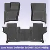 Tapetes de Piso TPE 3D para Land Rover Defender 90 21-25 Material para Todas as Estações Tapete do Porta-Malas