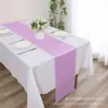 Caminho de Mesa de Cetim Hotel Casamento Evento Comércio Exterior Toalha de Mesa de Cetim Poliéster Saia de Mesa Decoração Estilo Nórdico Jogo Americano