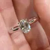 Anillo Sencillo de Huevo de Paloma de Lujo Accesible Estilo Normcore Coreano Circonia Moda Lujo Accesible Alto Nivel Anillo Abierto Venta al por Mayor