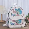 Bolsa de jacquard bordada en lienzo estilo étnico de Yunnan, funda de sofá, mochila casual de viaje para mujer, mochila bordada con hilo dorado, bolso de pecho