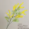 Buquê de Flores Artificiais Amarelas Cena de Casamento Rosa Borboleta Orquídea Floral Materiais DIY Adereços de Decoração