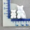 Materiais: Acessórios de Resina, Colar de Gelatina Criativo DIY, Acessórios para Capa de Celular com Cola de Creme DIY Urso Transparente