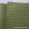 Tecido xadrez pequeno tingido em fio, com lavagem à areia, disponível em estoque para roupas femininas e infantis, camisas, vestidos, tecido xadrez