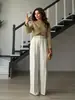 Para Moda Femenina Europea y Americana Primavera 2026 Nuevo Retro Francés Corto de Cuello Redondo Hilo Metálico Estilo Chanel Blazer