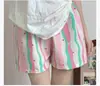 Gatinho gatinha rabisco fofo desenho animado casual calça pantalona feminina estampa nova solta preguiçosa legal legal calça comprida