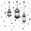 Novo Lustre Simples FX-C390 Oriente Médio Estrela Quarto Sala de Estar Entrada Parede Embelezamento Adesivo Decorativo de Parede