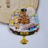 Serie Heilongjiang de Metal Harbin Mohe Pueblo de Nieve Atracción Turística Invernal Souvenirs Imanes para Refrigerador Imanes de Madera