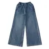 Calça Jeans Feminina Primavera e Outono Novo Estilo Tendência Versão Coreana para Crianças Maiores, Calça Jeans Skinny com Detalhe de Estrela de Cinco Pontas