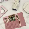 6281 Juego de Brochas de Maquillaje con Lentejuelas Estrella Rosa Brocha para Rubor Brocha para Sombra de Ojos Brocha para Corrector Bolsa de Almacenamiento para Herramientas de Belleza