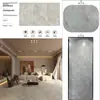 Laje de Rocha de Alta Densidade, Esculpida, Acabamento Fosco Glaceado de Cera de Abelha, Textura Suave, Tamanho 1,2X1,8M, Adequada para Toda a Casa, Poucas Juntas, Resistente a Manchas e Desgaste