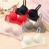 Ropa Interior Popular Sin Costuras Transfronteriza para Mujeres con Senos Pequeños, Push-Up y Agrandamiento, Anti-Flacidez, Sujetador de Una Pieza Relleno Sin Aros y Espalda Hermosa