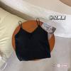 Explosiones de Verano Tirante de Seda de Hielo con Almohadilla en el Pecho Chaleco para Mujer Spice Girls Combinación Total Belleza Interior Espalda Cruzada Pecho Una Pieza Ropa Interior