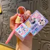Chaveiro Pingente Cubo Mágico Kapibala Três Níveis Brinquedo Educacional Pingente para Mochila Escolar Boneco Anti-estresse