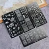 Suministro Transfronterizo de Juegos de Placas de Estampado para Uñas, Plantillas DIY de Transferencia para Uñas, Venta al por Mayor de Fabricantes