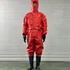 Ropa de Protección contra Fuego y Químicos Totalmente Sellada Ligera Anti-Virus y Sellado Químico Gas de Amoníaco Líquido Ligera de Alta Resistencia Resistente a Ácidos y Álcalis de una Pieza para Todo el Cuerpo
