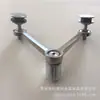 Abrazaderas de Cristal para Ascensor Accesorios para Marquesinas de Muro Cortina Tipo 250 Abrazaderas de Conexión de Dos Garras de 90 Grados