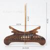 Suporte para bolo de chá em madeira maciça suporte para chá Pu'er de madeira bandeja de chá vintage suporte de exibição base de chá branco Fuding logotipo esculpido