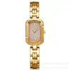 Comercio Exterior Cuadrado Personalizado Esfera de Nácar Banda de Acero para Mujer Nuevo Estilo Elegante y de Moda Comercio Electrónico Transfronterizo Venta al por Mayor de Comercio Exterior Reloj
